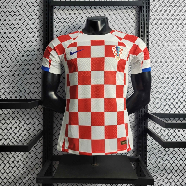 Camisa Seleção Croácia Home 22/23 Torcedor Nike Masculina - Vermelho e  Branco