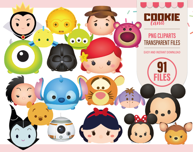 Tsum Tsum Png Cliparts Digital