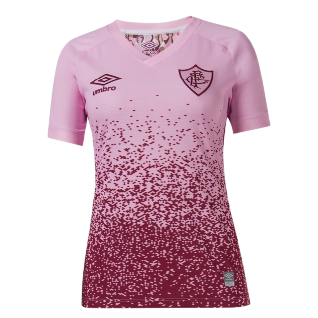 Camisa Fluminense Outubro Rosa 2021 Feminina - Vermelho e Rosa