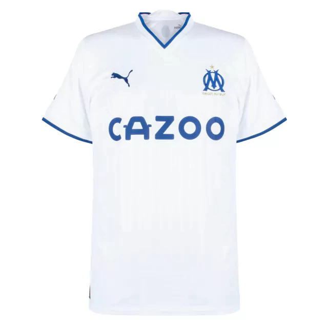 Camisa Olympique De Marseille I Torcedor Masculina Branca