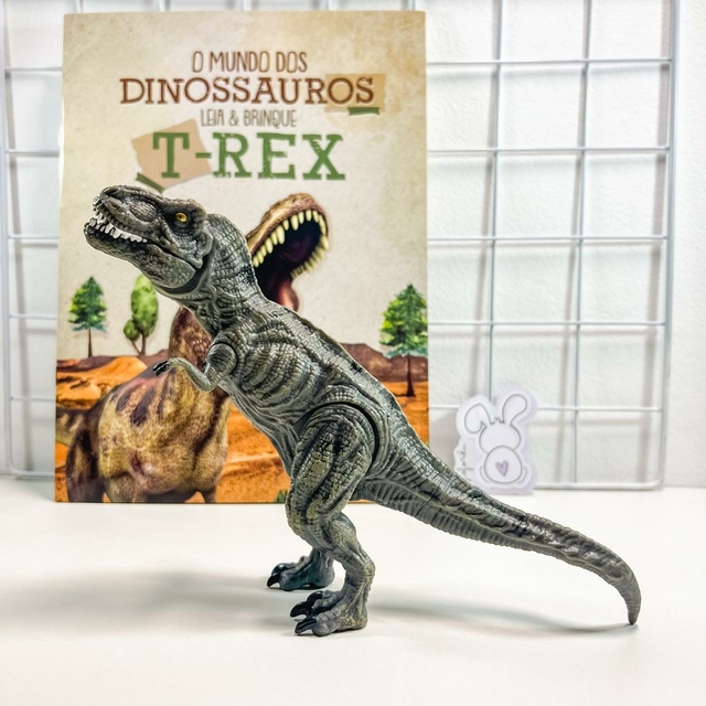 Dinossauro T-rex Brinquedo Realista Articulado Jurassic Park