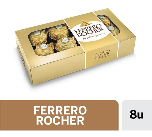 Bombon Ferrero Rocher Chocolate X 8u - Sr Goloso