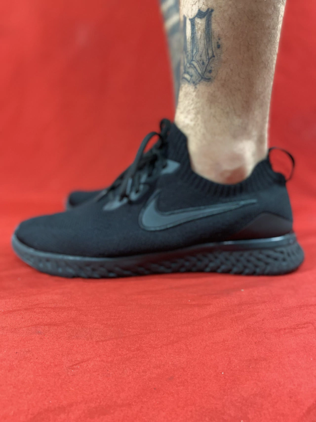 nike epic react flyknit black