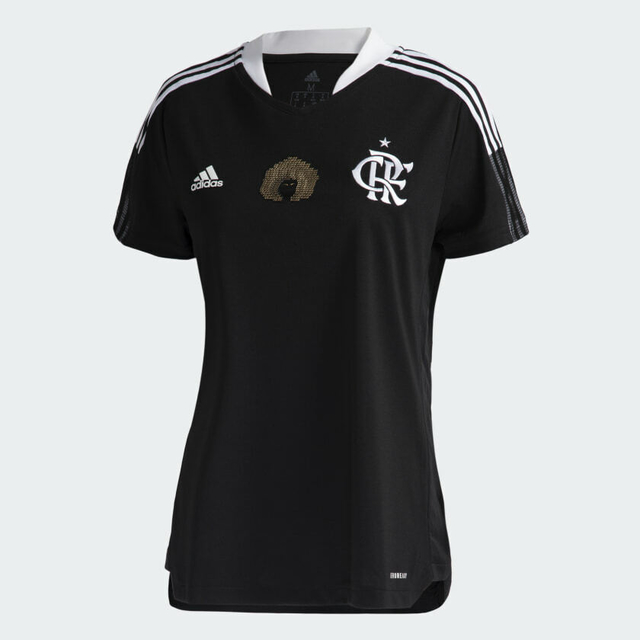 Camisa Flamengo Dia Consciência Negra 21/22 Torcedor Adidas Feminina
