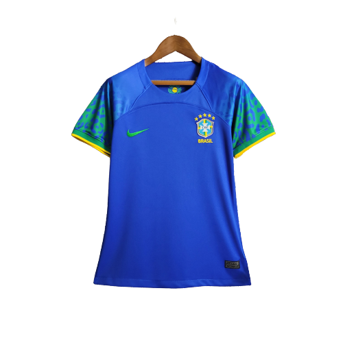 Camisa Seleção Brasileira Copa do Mundo 2022 Torcedor Nike Feminina - Azul