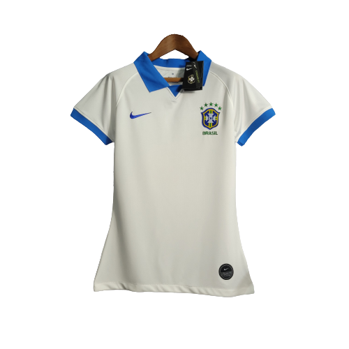 Camisa Seleção Brasileira Copa América 19/20 Torcedor Nike Feminina - Branco