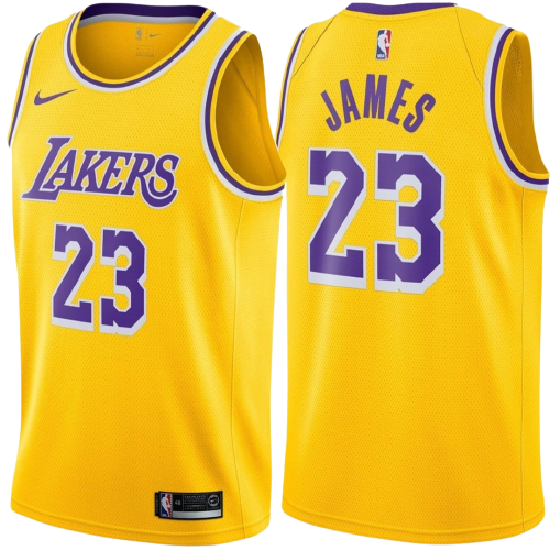 Camisa Lakers Amarela – N°23 James - NBA