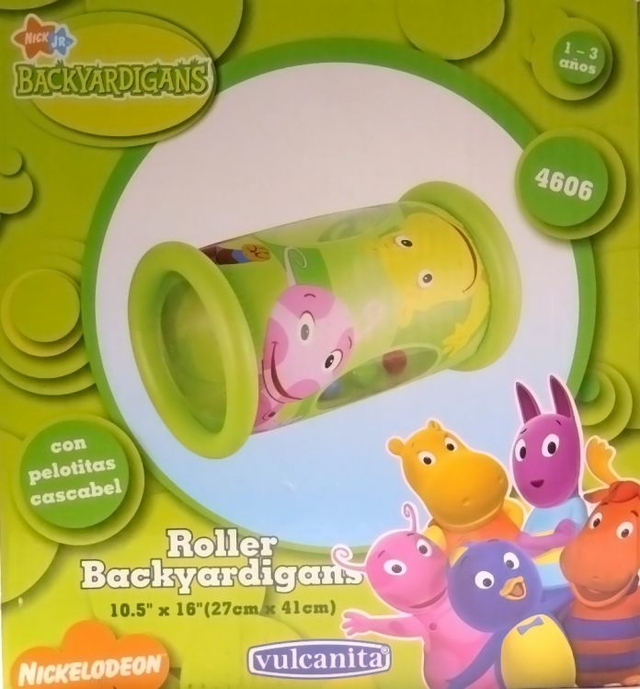 Inflable Roller Barril con sonajeros Backyardigans
