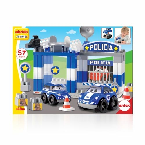 Antex Estacion de Policia Tipo Playmobil 57 Piezas - 24,5 cm x 29,5 cm