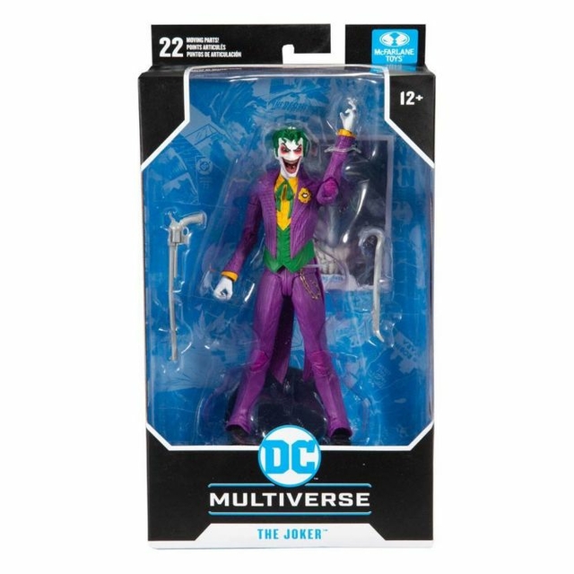 Muñeco The Joker DC Rebirth Con Accesorios - DC Multiverse - McFarlane Toys  - 22 Puntos De Articulacion - El Guason - 19 Cm - 19 Cm