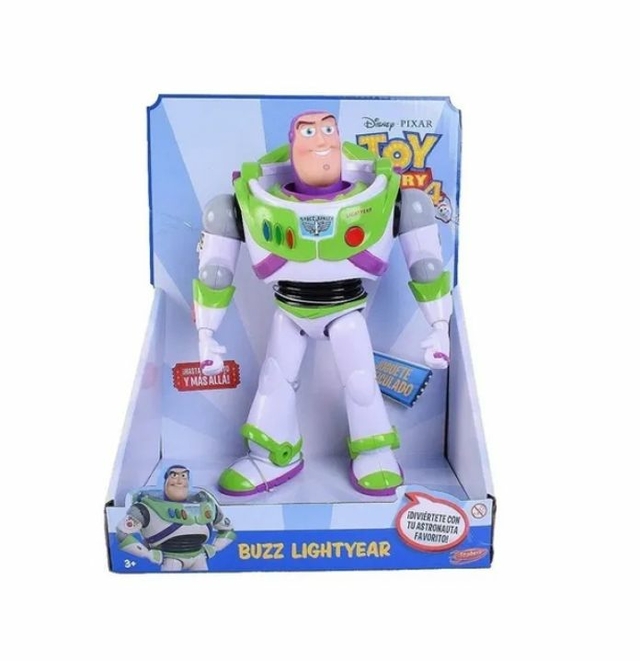 Figura Buzz Lightyear - Toy Story 4 - Articulado En Brazos Y Cabezas -  Muñeco Mide 27 Cm