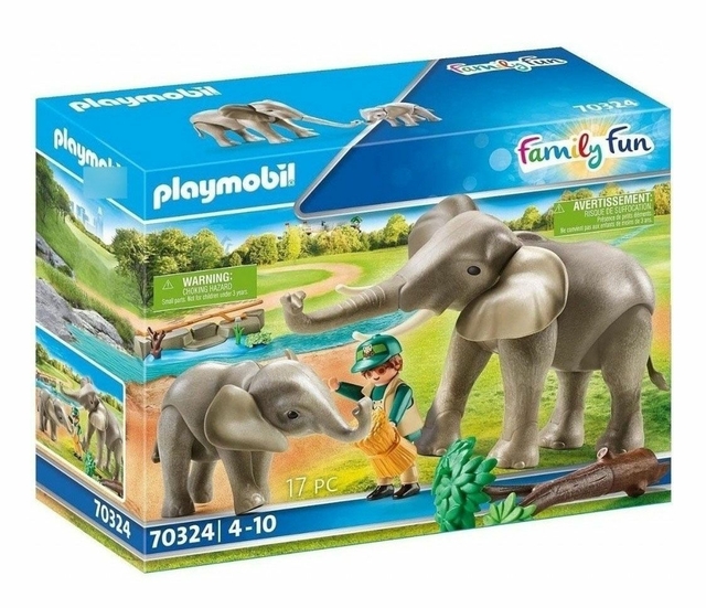 Playmobil Recinto Zoo Exterior de Elefantes