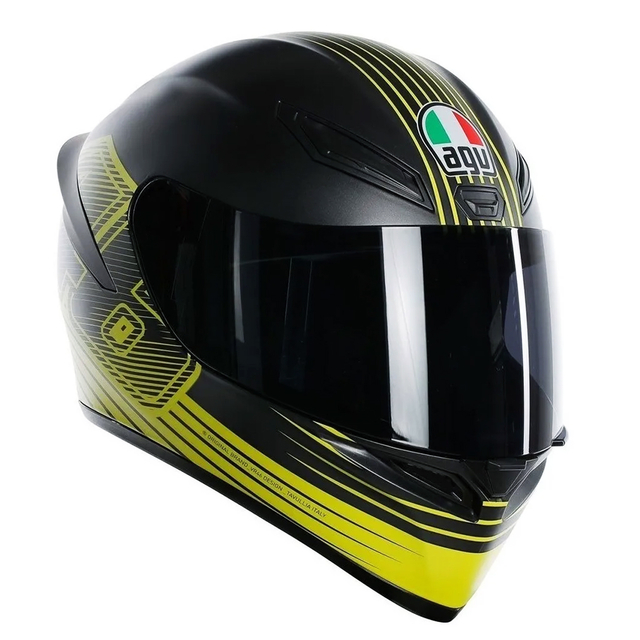 Capacete AGV K1 Edge #46 Valentino Rossi Black Yellow