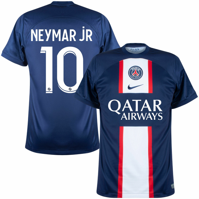 Paris Saint-Germain Home Vapor Match Shirt 2022-23 With Neymar Jr 10  Printing | islamiyyat.com