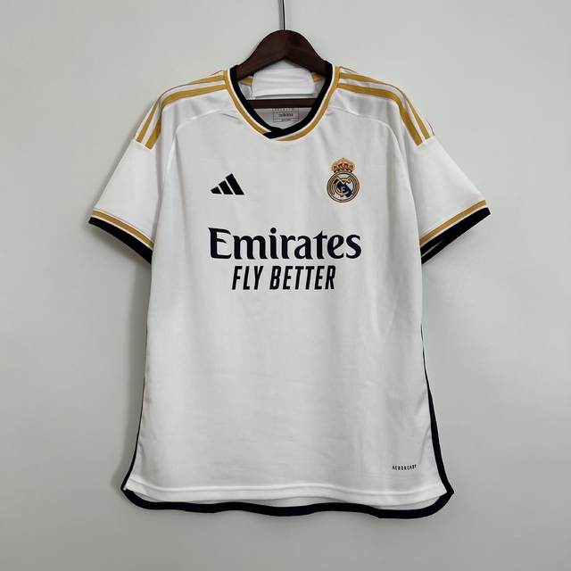 Camisa Real Madrid I 2023/24 Torcedor Adidas - Masculina