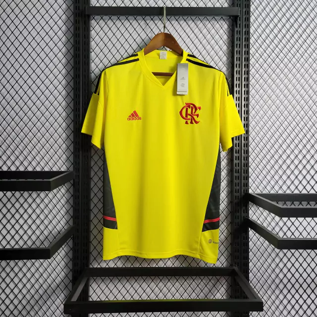 Camisa Treino Flamengo 22/23 Adidas Masculina - Amarela
