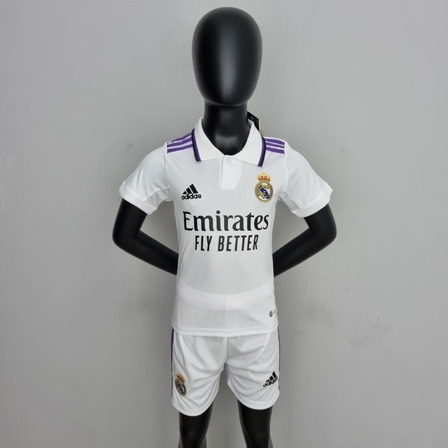 Camisa Infantil Branca do Real Madrid - A partir de R$179,90