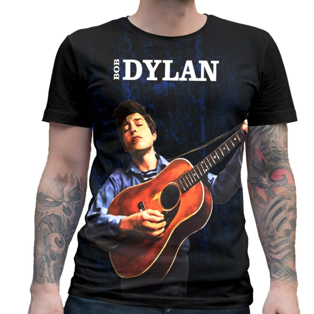 Camiseta Coleção Mestres do Rock Bob Dylan