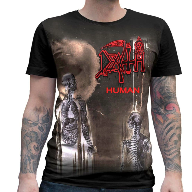 Camiseta Rock Death Human