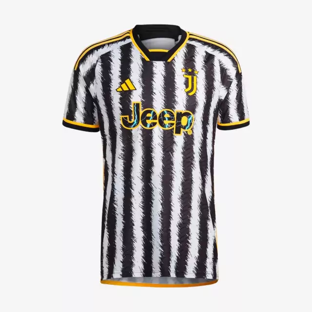 Camisa Juventus Home 23/24 Torcedor Adidas Masculina - Branco - Preto e  Amarelo