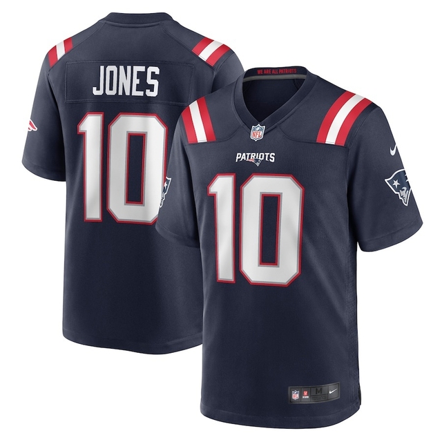 Camisa Nike NFL Futebol Americano New England Patriots Nº 10 Jones