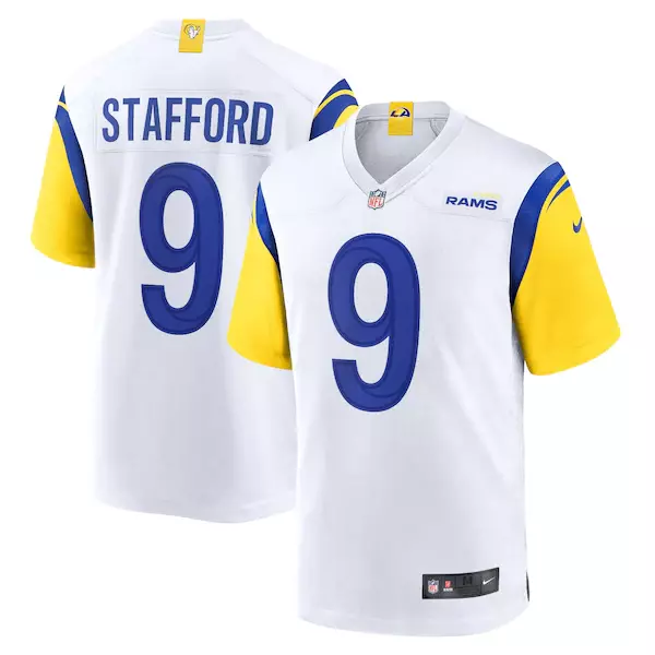 Camisa Nike NFL Futebol Americano Los Angeles Rams Nº 9 Stafford