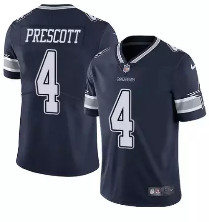 Camisa Nike NFL Futebol Americano Dallas Cowboys Nº 4 Prescott