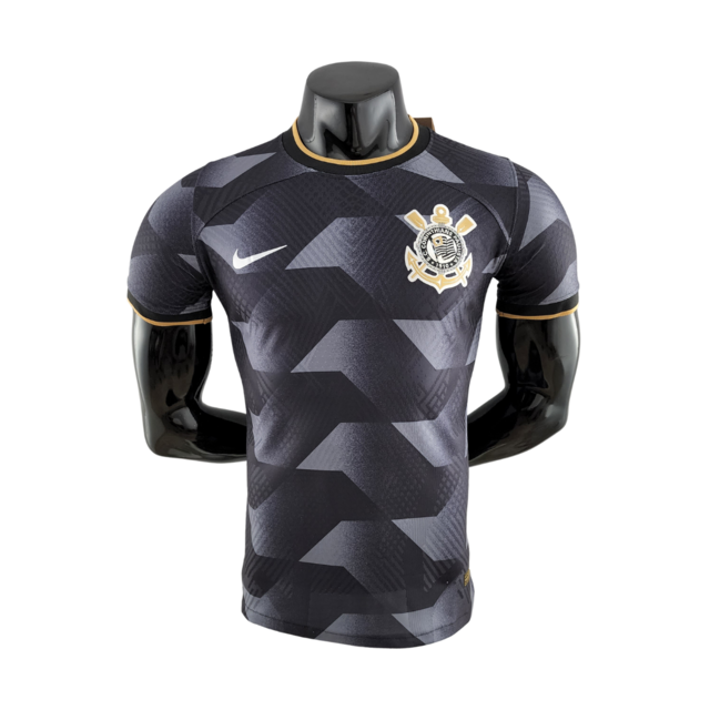 Camisa Corinthians II 22/23 Jogador Nike Masculina - Preta e Cinza