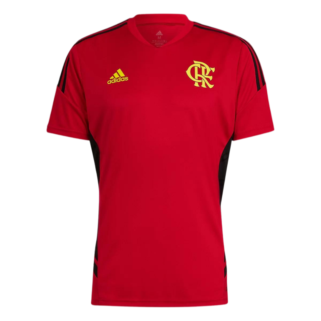Camisa Flamengo Comissão Técnica 22/23 Torcedor Adidas Masculina - Amarela