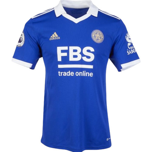 Camisa Leicester City I 22/23 Azul - Masculino Torcedor