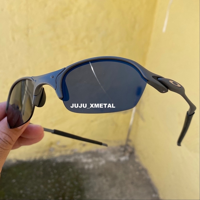 Óculos de Sol Oakley Romeo 2 X-Metal Lentes Black Metal Polarizadas T