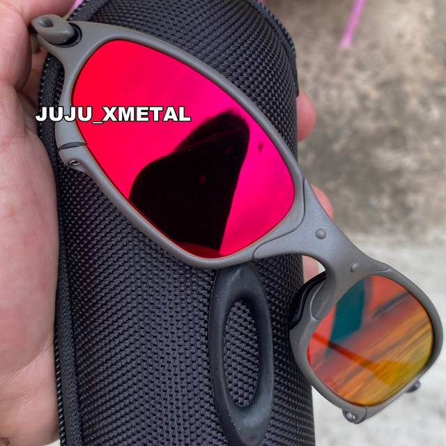 Óculos de Sol Oakley Juliet X-Metal Lentes Ruby + Estojo