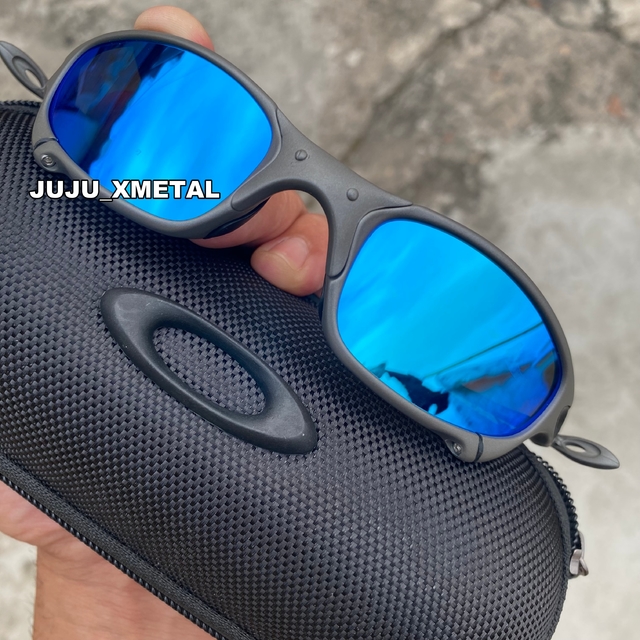 Óculos de Sol Oakley Juliet X-Metal Lentes Azul Bebe + Estojo