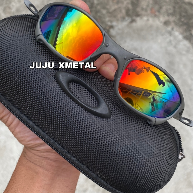Óculos de Sol Oakley Juliet X-Metal Lentes Arco Iris + Estojo