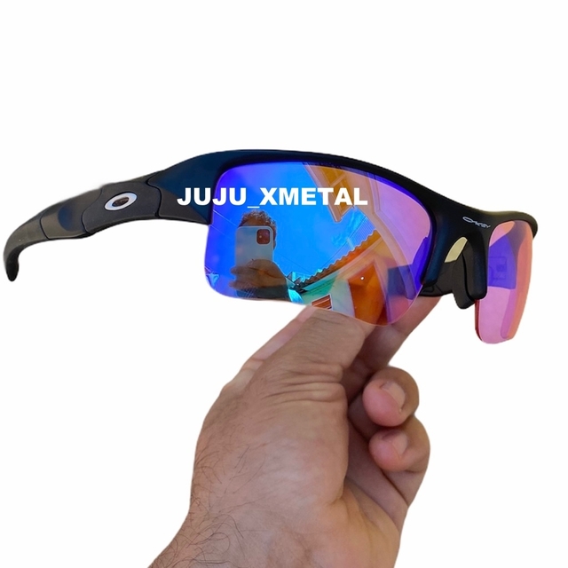 Óculos de Sol Oakley Flak Jacket 1.0 Preta Lentes Prizm Top