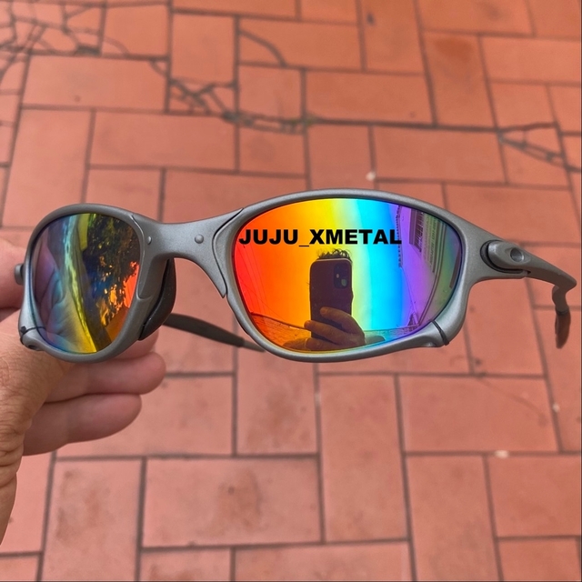 Óculos de Sol Oakley DoubleXx X-Metal Lentes Arco Iris Metal Polariza