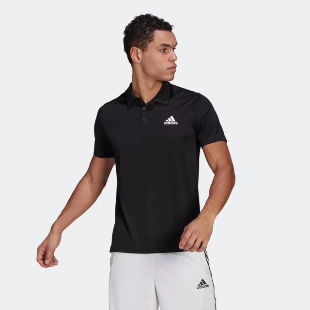 Camiseta Polo Adidas Essentials - Preto