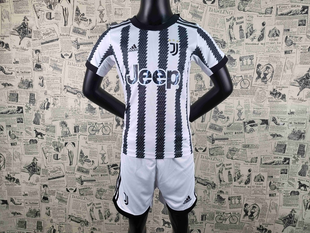 Conjunto Infantil Juventus 22/23 - Camisa e Shorts - criança, kids