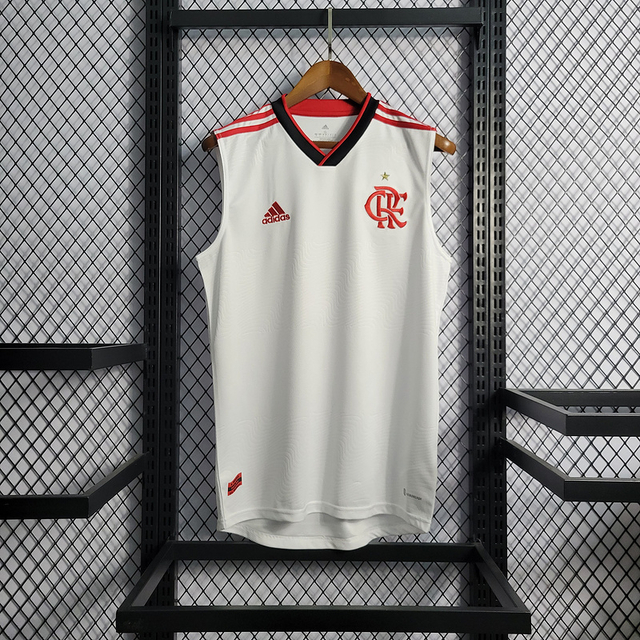 Camisa Flamengo Regata Branca 22-23 - Clinton Hill