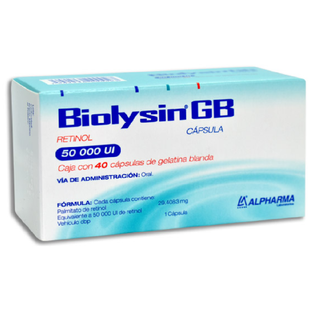 Biolysin Gb 50 000ui Cap C 40 Alp