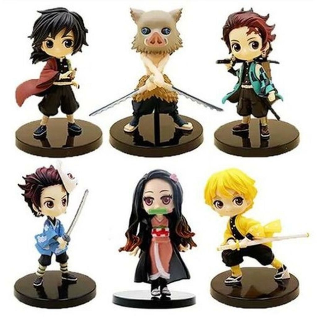 Boneco personagens Demon Slayer - Action figure colecionável em