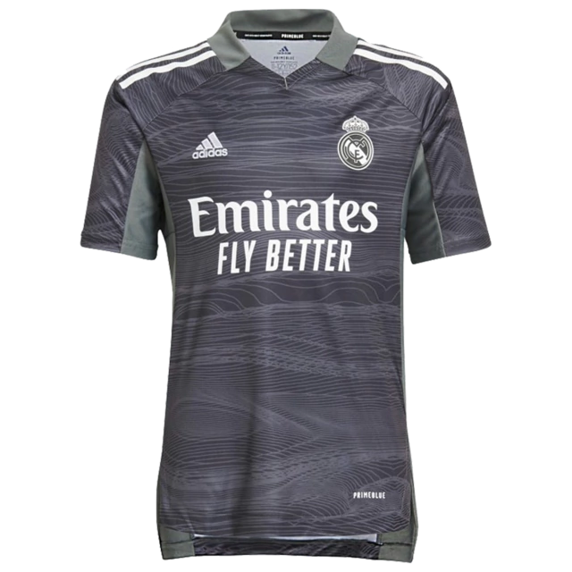 Camisa Real Madrid Goleiro 21/22 Preta - Adidas - Masculino Torcedor