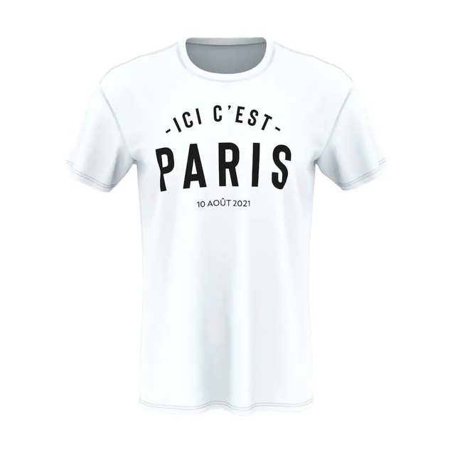 Camisa PSG Paris Ici C'est Branca - Nike - Masculino