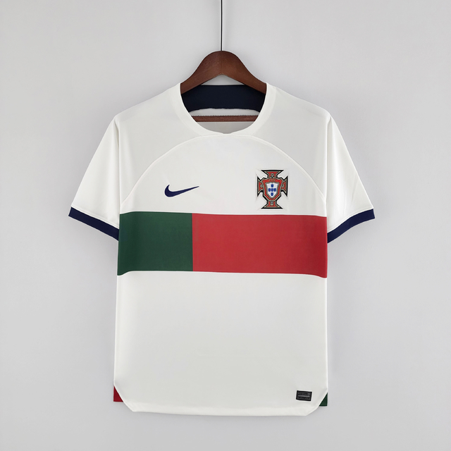Camisa Portugal II 2022 - Masculino Torcedor - Branca