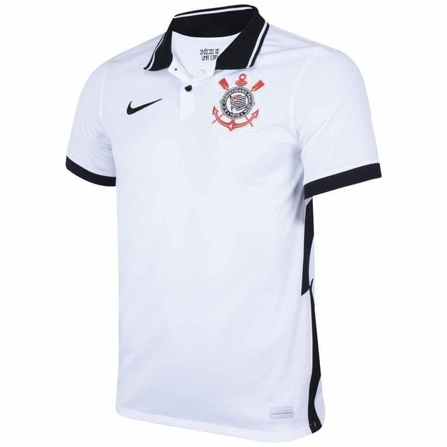 Camisa Corinthians Home 20/21 Branco - Nike - Masculino Torcedor
