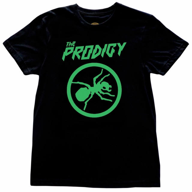 camiseta da banda the prodigy