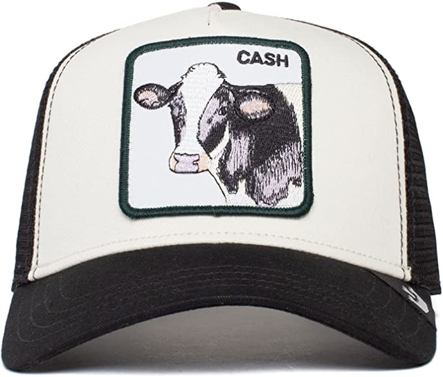 Gorra Goorin Bros Cash vaca negra con blanca 101-0383-WHI