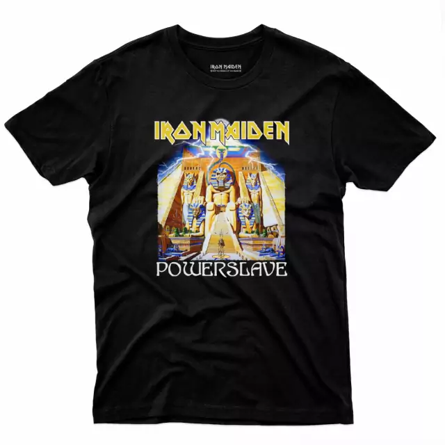 Camiseta Iron Maiden Powerslave Piticas Consulado Oficial