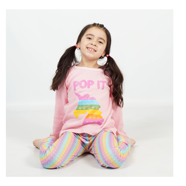 Pijama Pop It Rainbow Unicornio - Comprar en Cochitas