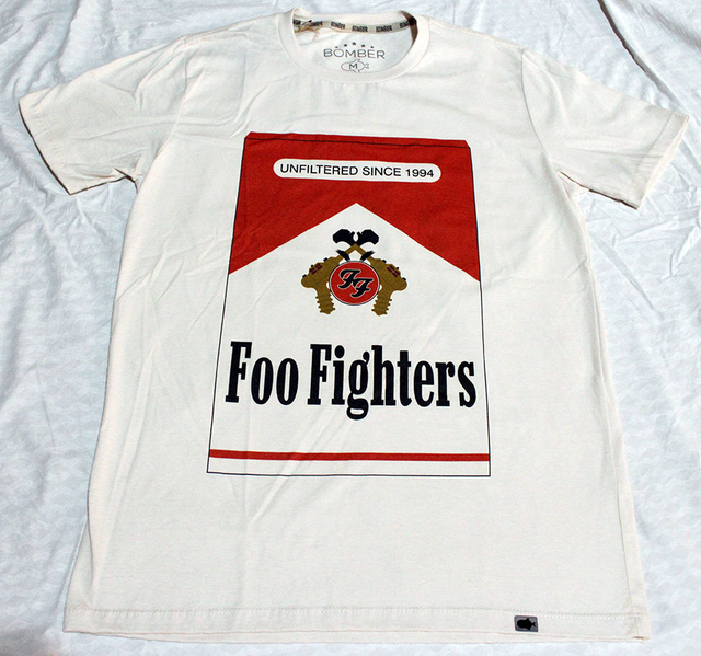 Camiseta Masculina CAMISETA FOO FIGHTERS - UNFILTERED